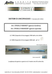 SISTEMI DI ANCORAGGIO CRICCHETTI CR35 LC 1500